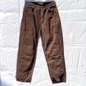 Empyre Tori Loose Fit Skater Corduroy Pants Womens 8 Brown
